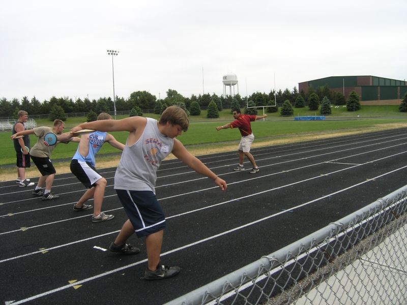 Pierce Public Schools PHS Hosts Throwing Camp