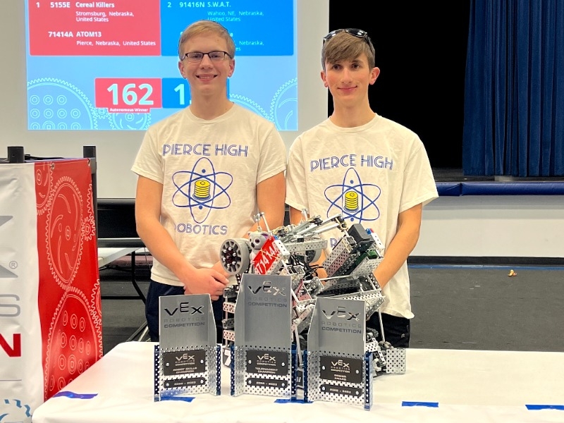 Pierce Public Schools - Pierce Robotics Rolls Over Competition