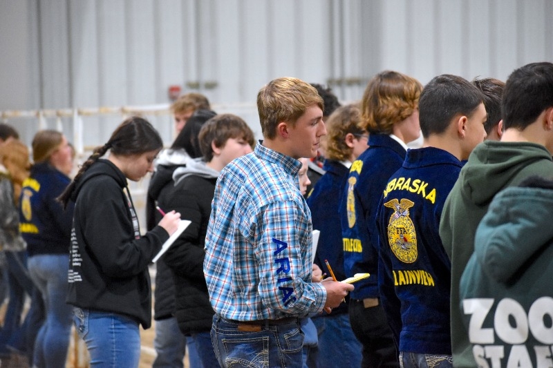 Pierce Public Schools Pierce FFA District Livestock Judging