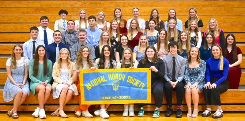 Pierce Public Schools - New Members Inducted Into National Honor Society